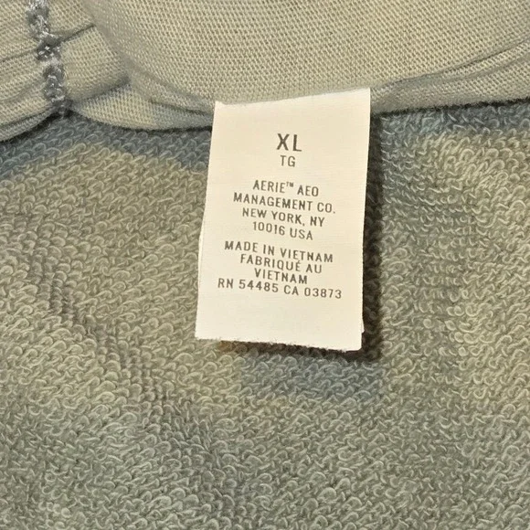 Aerie‎ Ruffle Tiered Mini Skirt Elastic Waist Casual Sage Green XL - Picture 8 of 8